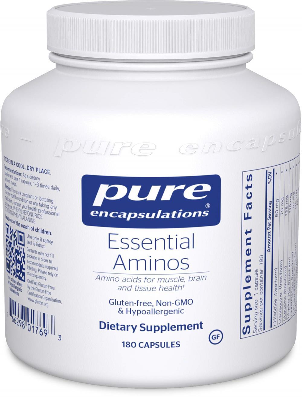 Pure Encapsulations Essential Aminos -- 180 Capsules