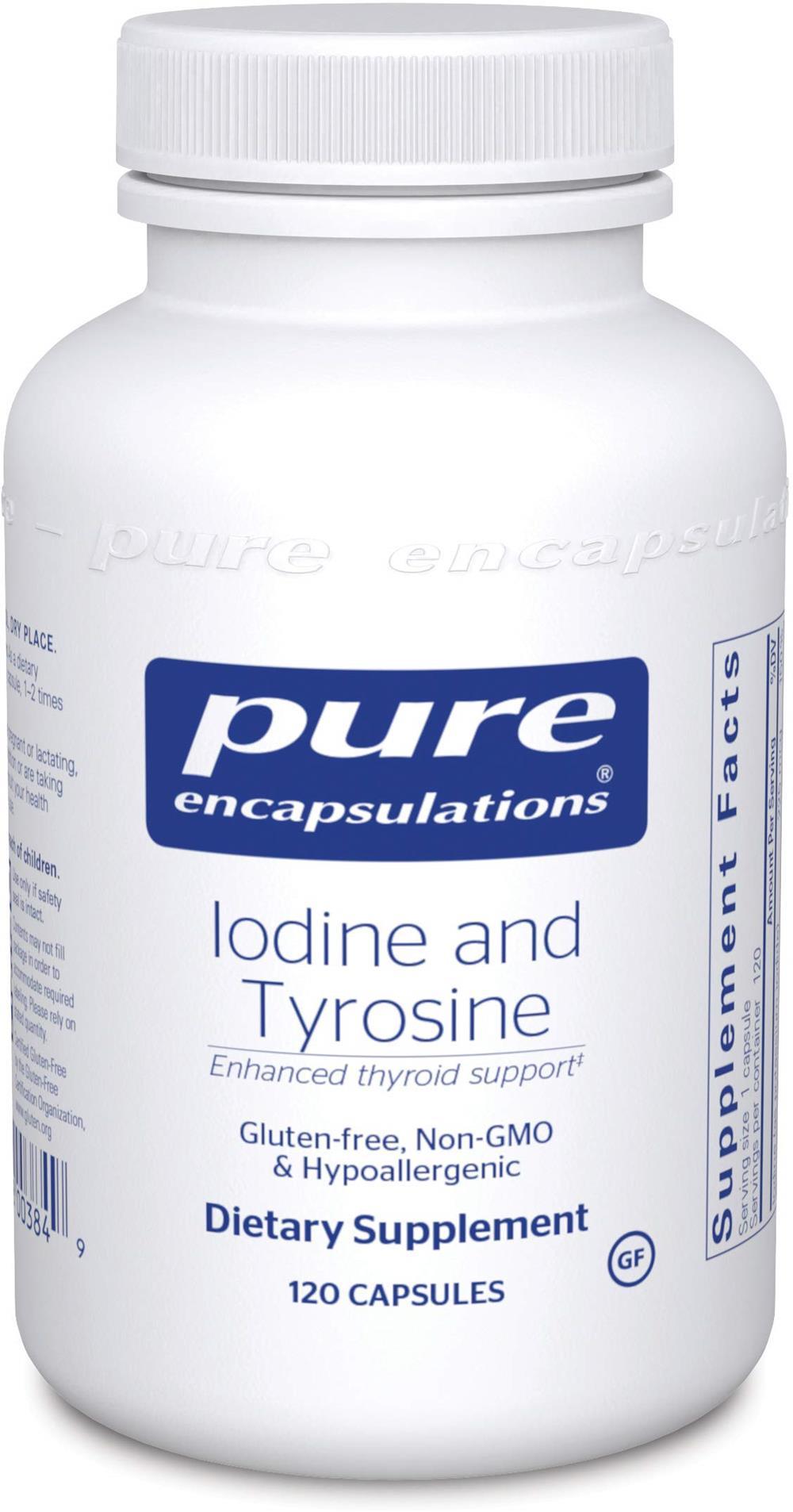 Pure Encapsulations Iodine & Tyrosine -- 120 Capsules
