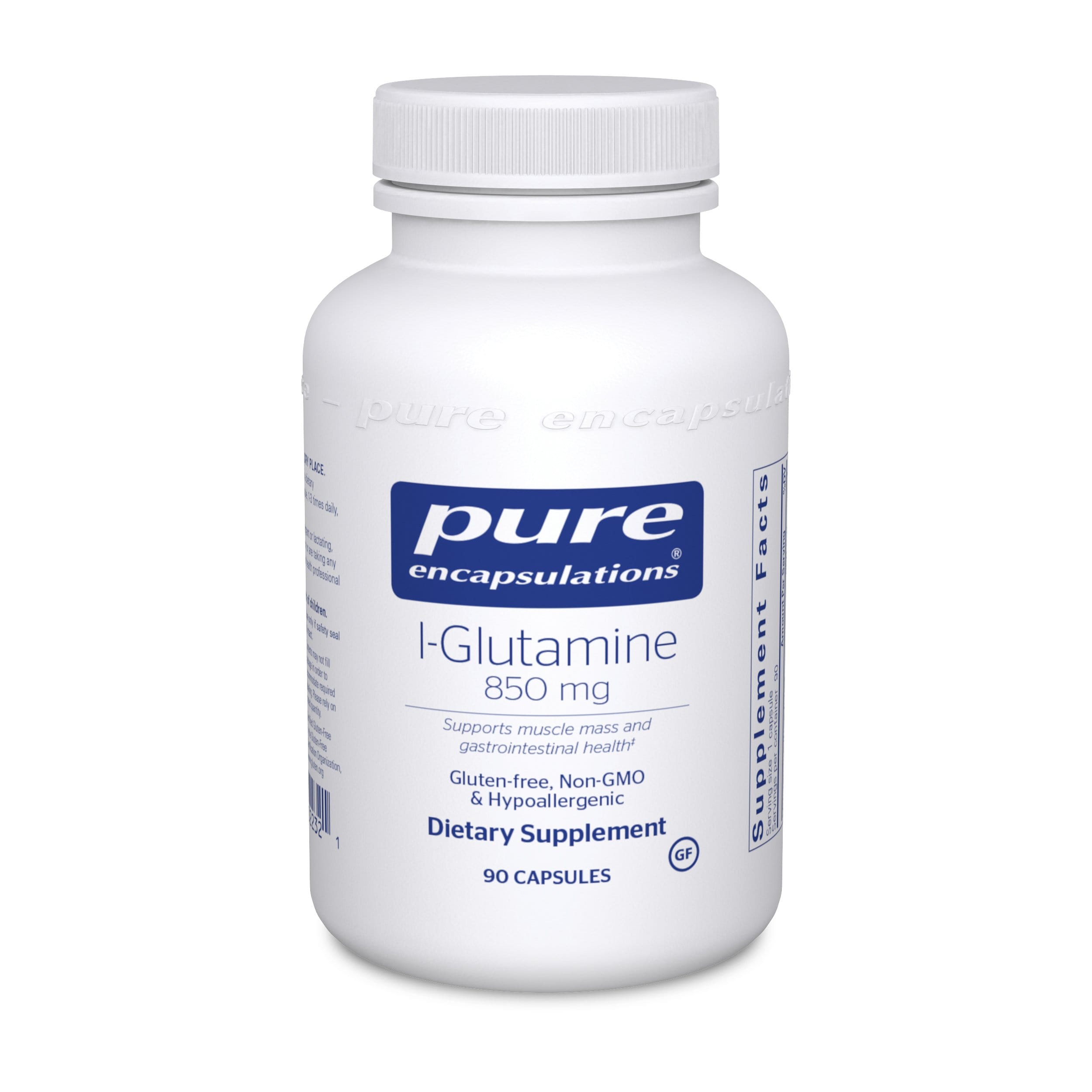 Pure Encapsulations l-Glutamine 850 mg. -- Capsules