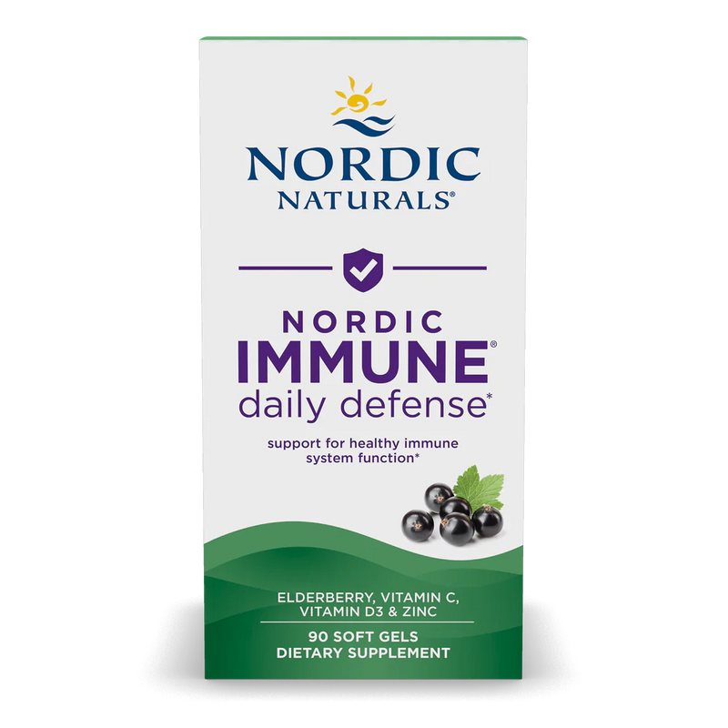 Nordic Naturals Immune Daily Defense Black Elderberry -- 90 Softgels
