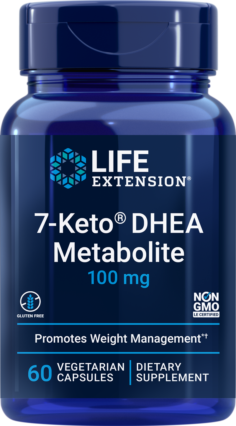 Life Extension 7-Keto DHEA Metabolite 100 mg -- 60 Capsules