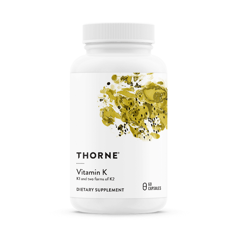 Thorne Vitamin K (formerly 3-K Complete) -- 60 Capsules