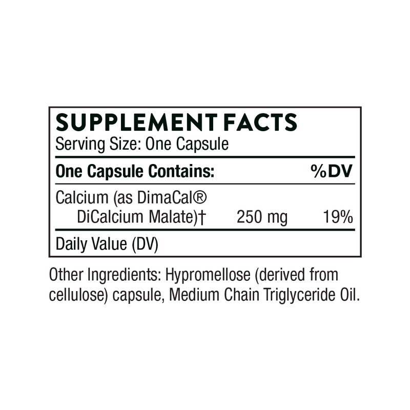 Thorne Calcium (formerly DiCalcium Malate) -- 120 Capsules