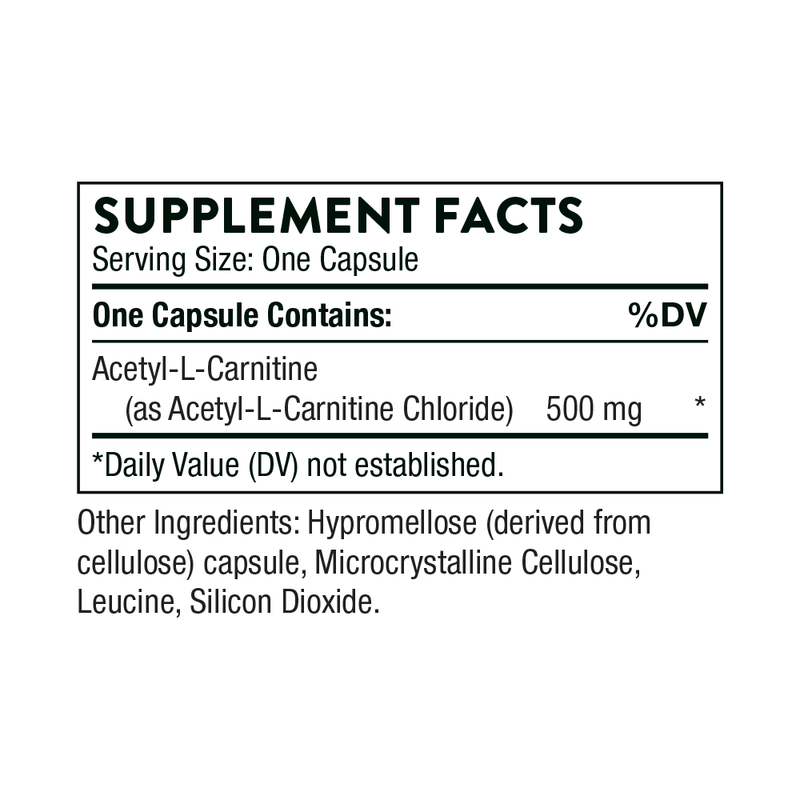 Thorne Acetyl-L-Carnitine (formerly Carnityl) -- 60 Capsules