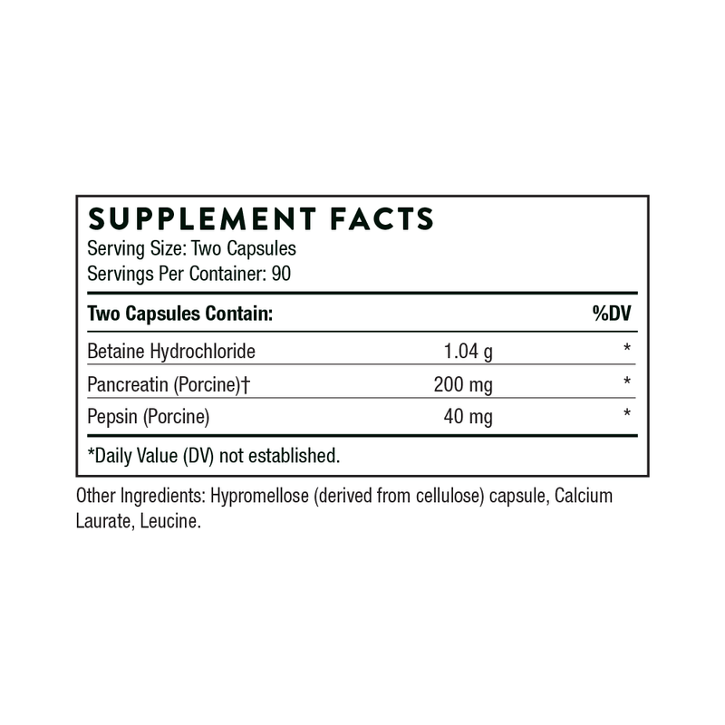 Thorne MultiEnzyme (formerly B.P.P.) -- 180 Capsules