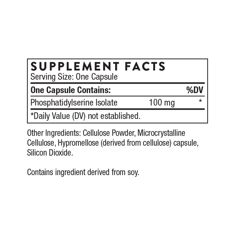 Thorne Phosphatidylserine (formerly Iso-Phos) -- 60 Capsules