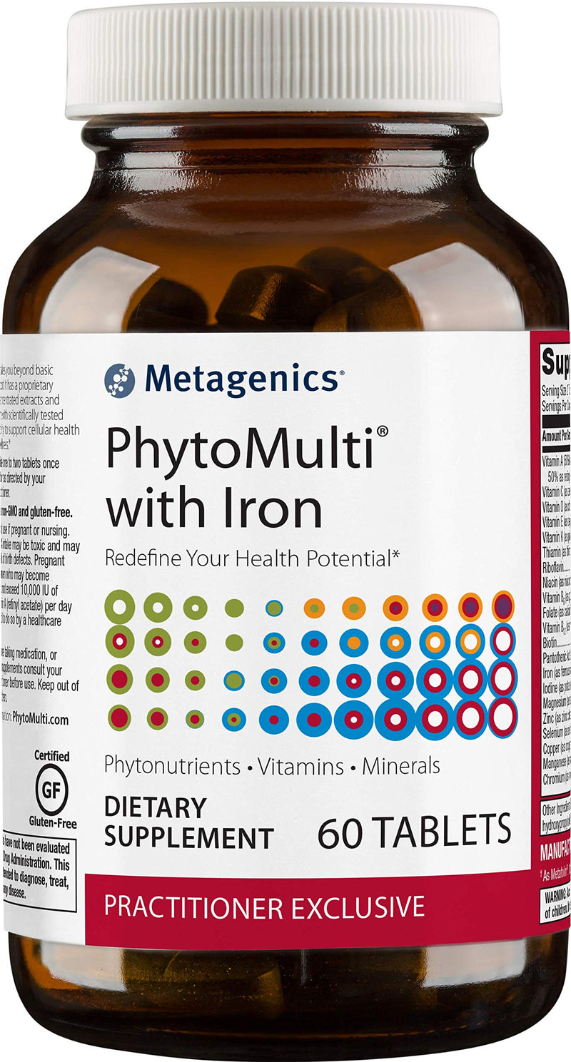 Metagenics Phytomulti with Iron, 60 Count