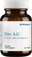 Metagenics Zinc A.G, 60 Count