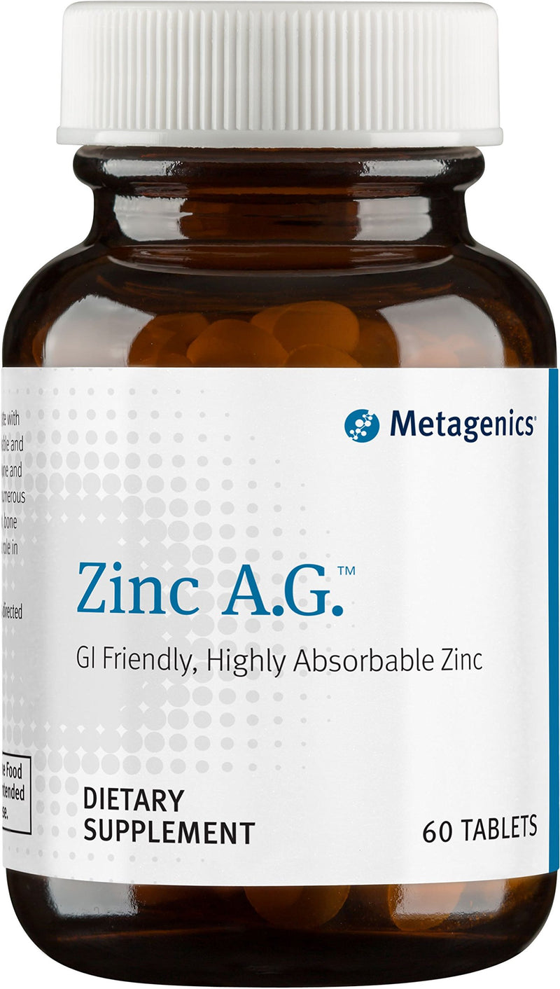 Metagenics Zinc A.G, 60 Count