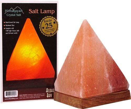 Aloha Bay Salt Lamp Pyramid -- 1 CT