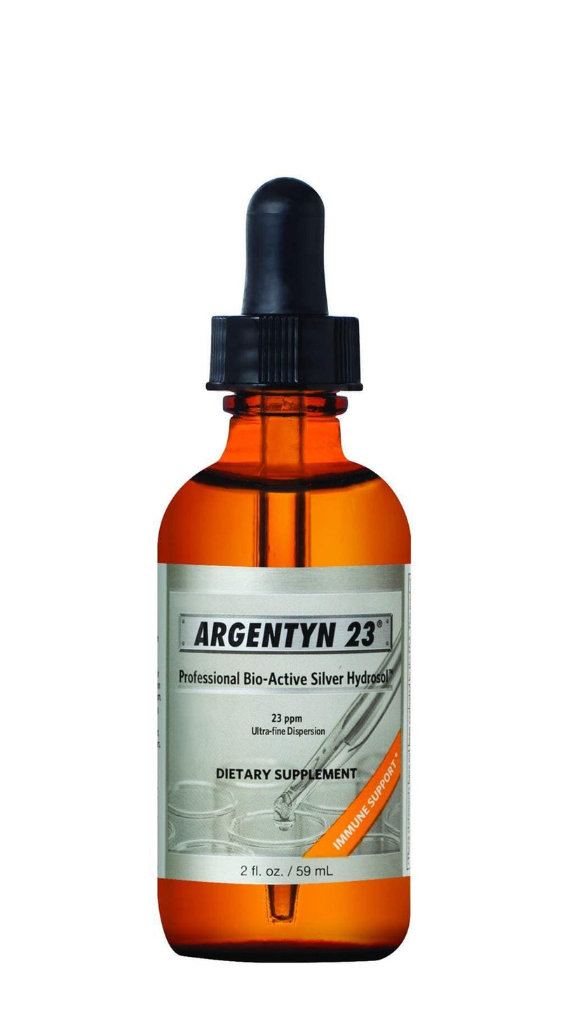 Argentyn 23 Professional Bio-Active Silver Hydrosol Dropper Bottle -- 2 oz (59 mL)