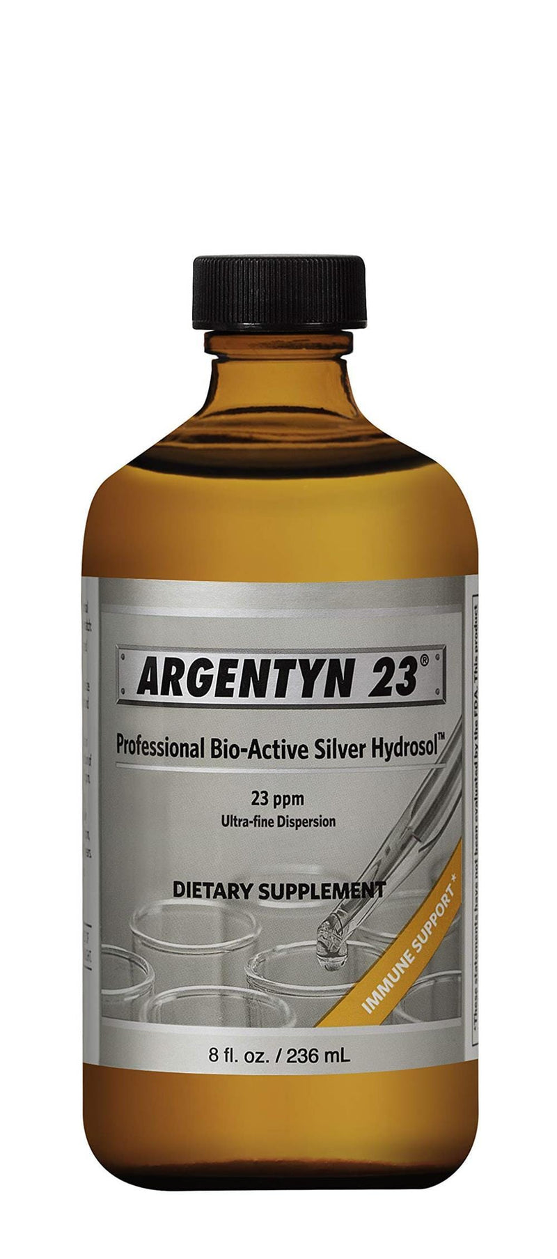 Argentyn 23 Professional Bio-Active Silver Hydrosol Twist Top Bottle  -- 1 oz (29.57 mL) 8 oz