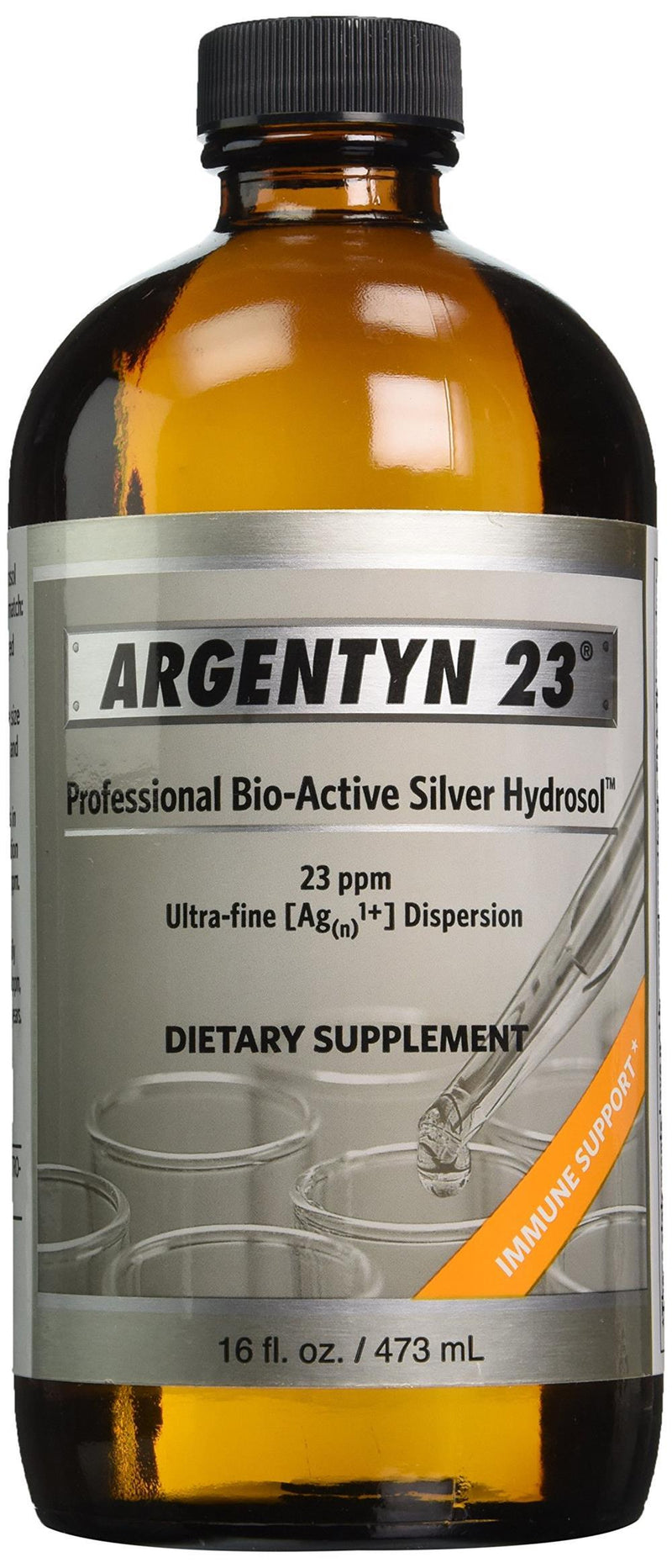 Argentyn 23 Professional Bio-Active Silver Hydrosol Twist Top Bottle -- 16 fl oz (473 mL)