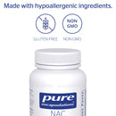Pure Encapsulations - NAC 600 mg - Amino Acids to Support Respiratory Function, Glutathione Production, and Detoxification* - 90 Capsules