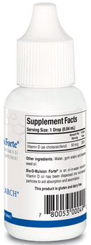 Biotics Research Bio D Mulsion Forte Vitamin -- 1 fl oz