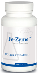Biotics Research Fe-Zyme -- 100 Tablets