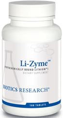 Biotics Research Li-Zyme -- 100 Tablets