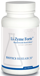 Biotics Research Li-Zyme Forte -- 100 Tablets