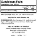 Biotics Research Liquid Iodine 2 oz