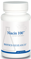 Biotics Research Niacin 100 -- 150 Capsules