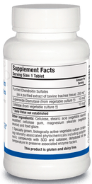 Biotics Research Purified Chondroitin Sulfates -- 90 Tablets