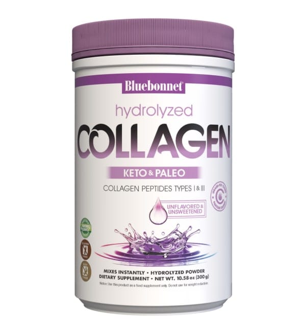 Blue Bonnet Hydrolyzed Collagen Powder -- 10.58 oz