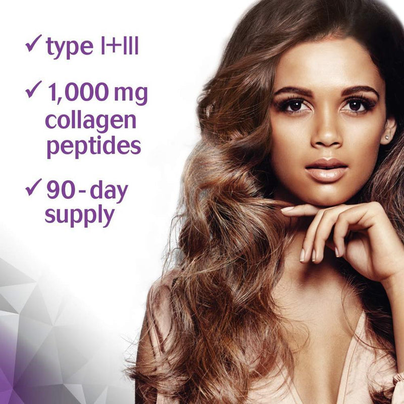 Bluebonnet Beautiful Ally Collagen 1000mg Type I & III -- 90 Caplets