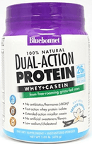 Bluebonnet Dual-Action Protein French Vanilla -- 1.05 lbs