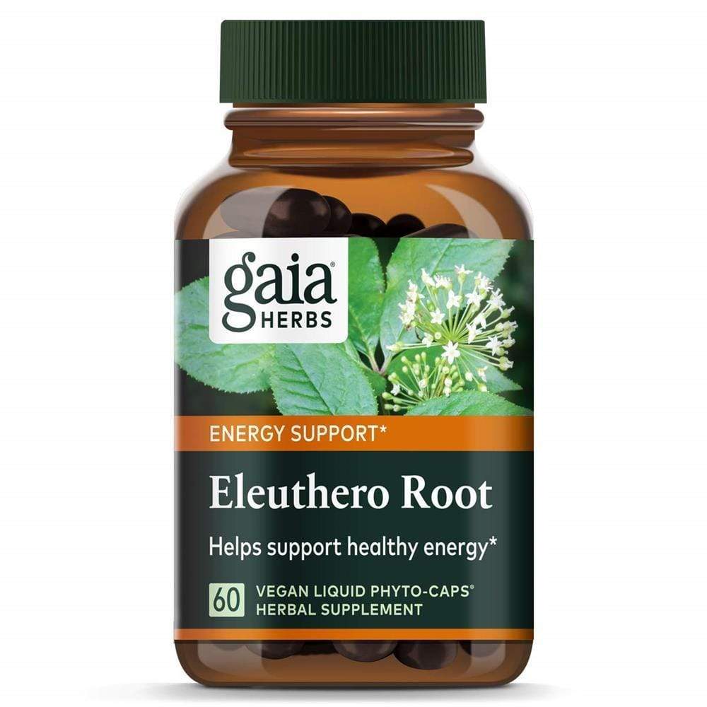 Gaia Herbs Eleuthero Root -- 60 Capsules