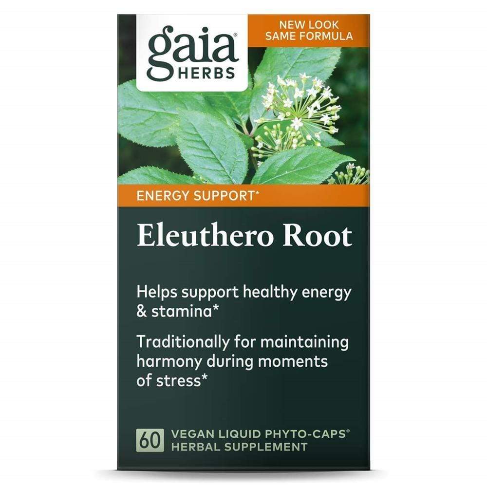 Gaia Herbs Eleuthero Root -- 60 Capsules