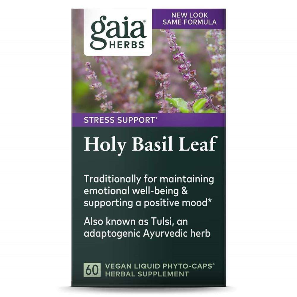 Gaia Herbs Holy Basil -- 60 Capsules