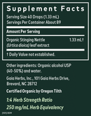 Gaia Herbs Nettle Leaf -- 4 oz