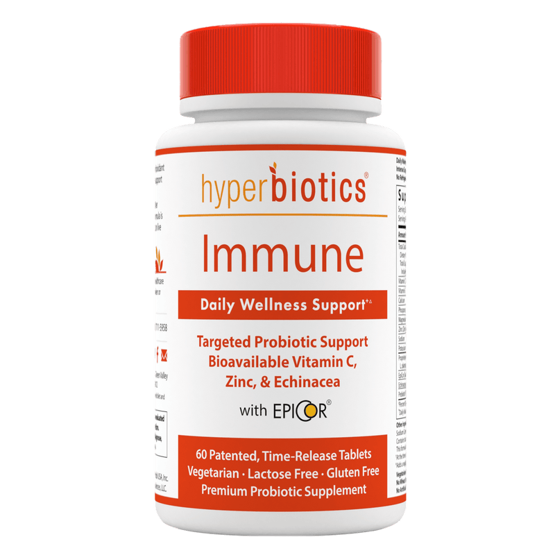 Hyperbiotics Immune - Daily Wellness Support --  60 Time Release Tablets