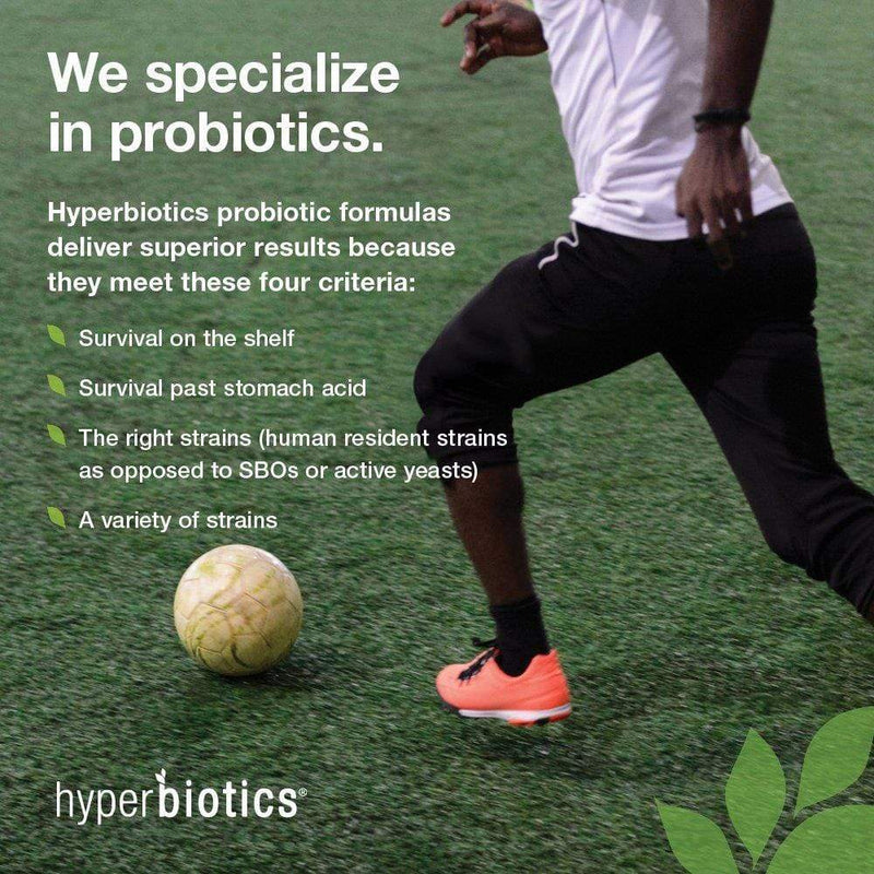 Hyperbiotics PRO-Compete - 60 Tablets - 6 Billion CFU - Probiotic - Designed for Athletes - Promotes Digestive Health - Boosts Immunity - 6 Targeted Strains - Time Release - Non-GMO - Gluten-Free