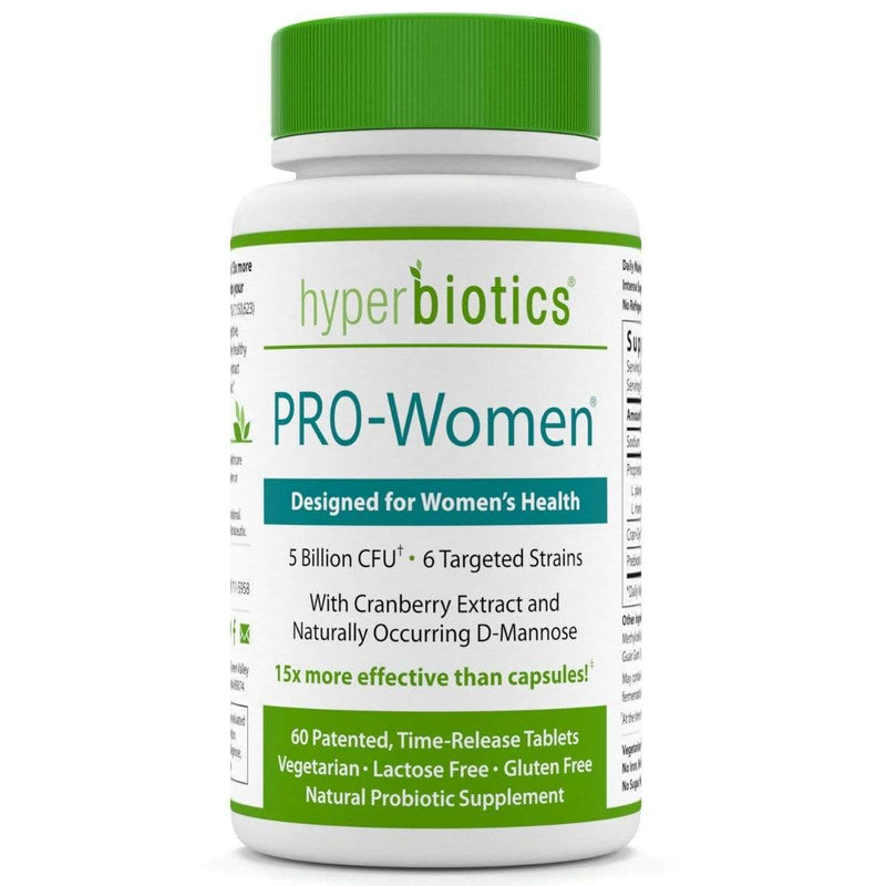 Hyperbiotics PRO-Women Probiotics - Cranberry Extract D-Mannose -- 30 ct