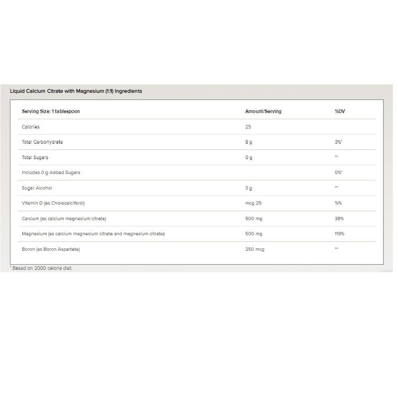 Integrative Therapeutics Liquid Calcium Magnesium 1:1 Cal-Mag Ratio Berry Flavored -- 16 fl  oz