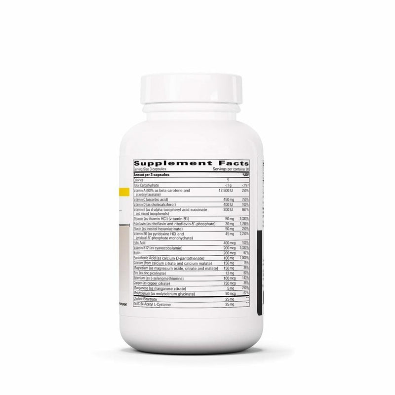 Integrative Therapeutics Multiplex-1 without Iron -- 240 Capsules