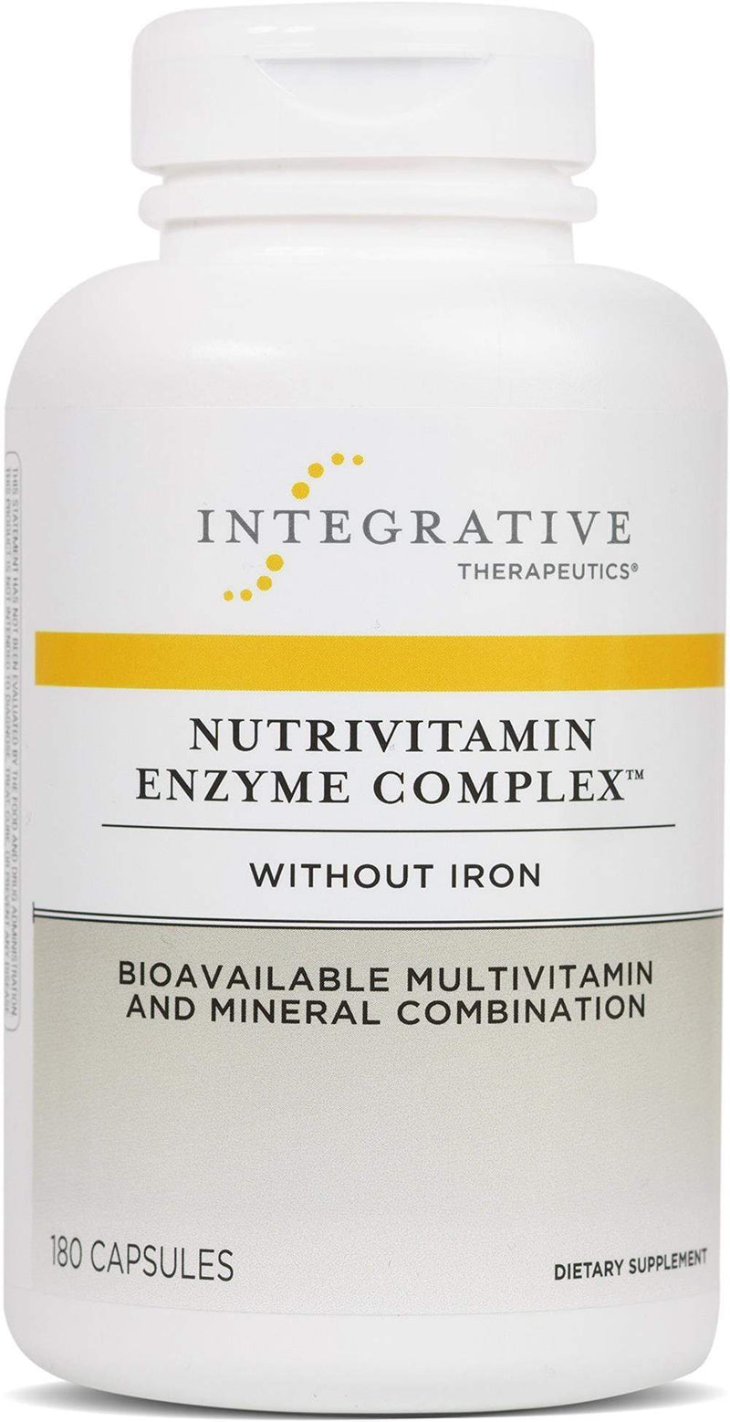 Integrative Therapeutics Nutrivitamin Enzyme Complex without Iron -- 180 Capsules