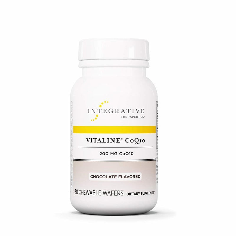 Integrative Therapeutics Vitaline CoQ10 200 mg CoQ10 Chocolate Flavor -- 30 Chewable Wafers