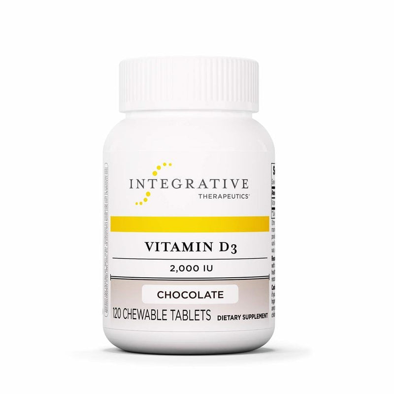 Integrative Therapeutics Vitamin D3 2,000 IU Chocolate Flavor -- 120 Chewable Tablets