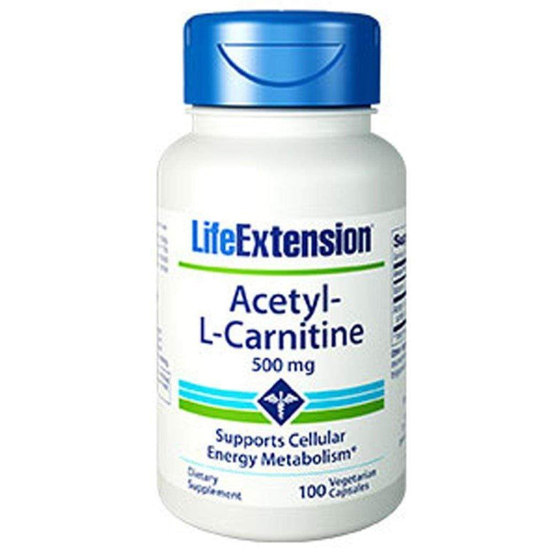 Life Extension Acetyl L Carnitine 500mg Life Extension 100 VCaps