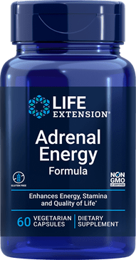 Life Extension Adrenal Energy Formula -- 60 Vegetarian Capsules 60 Capsules