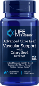 Life Extension Advanced Olive Leaf Vascular Support -- 60 Capsules