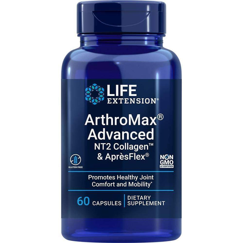 Life Extension Arthromax Advanced Nt2 Collagen & Apreflex -- 60 Capsules