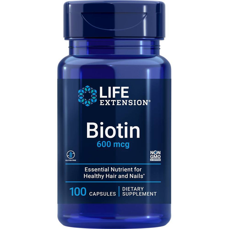Life Extension  Biotin -- 100 Capsules