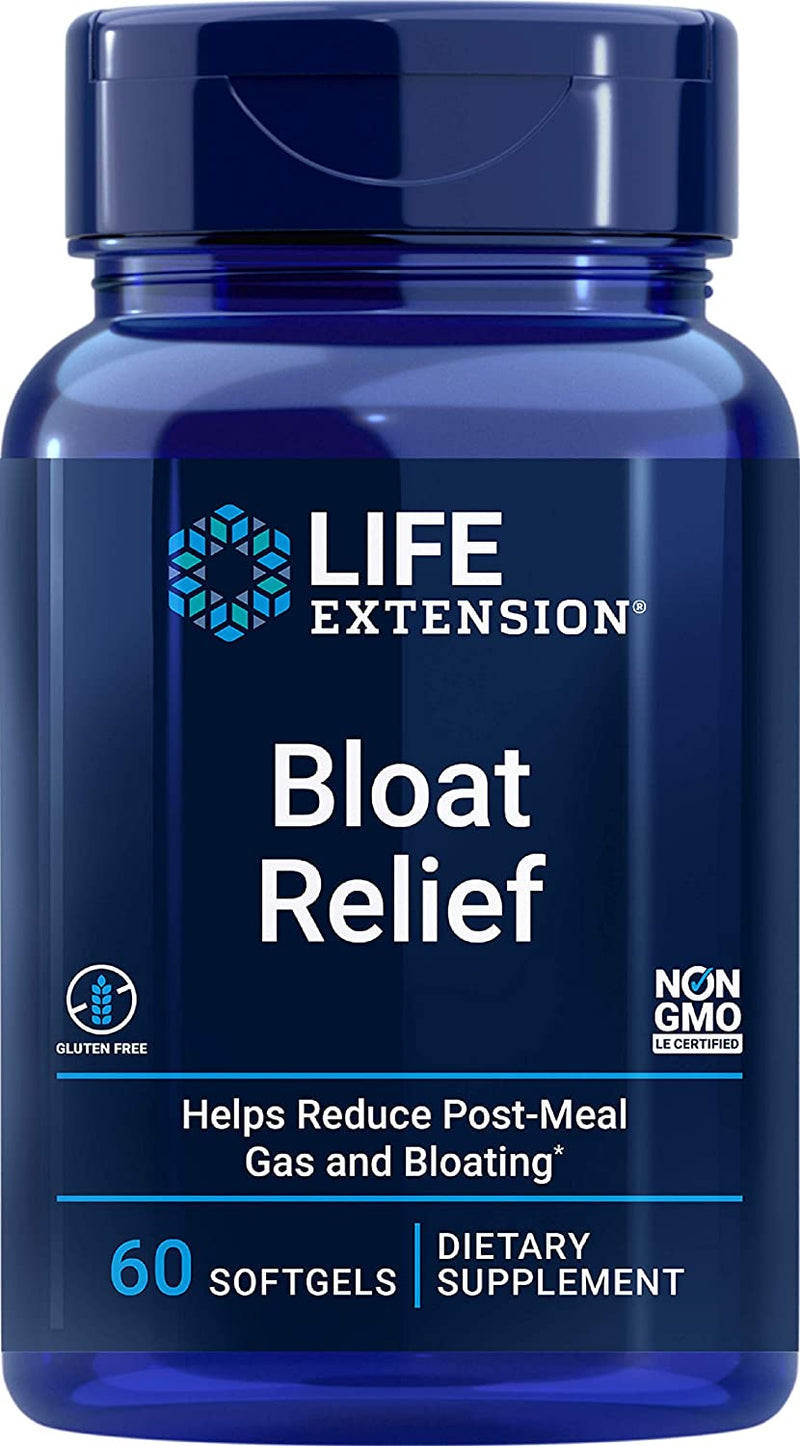 Life Extension Bloat Relief -- 60 softgels