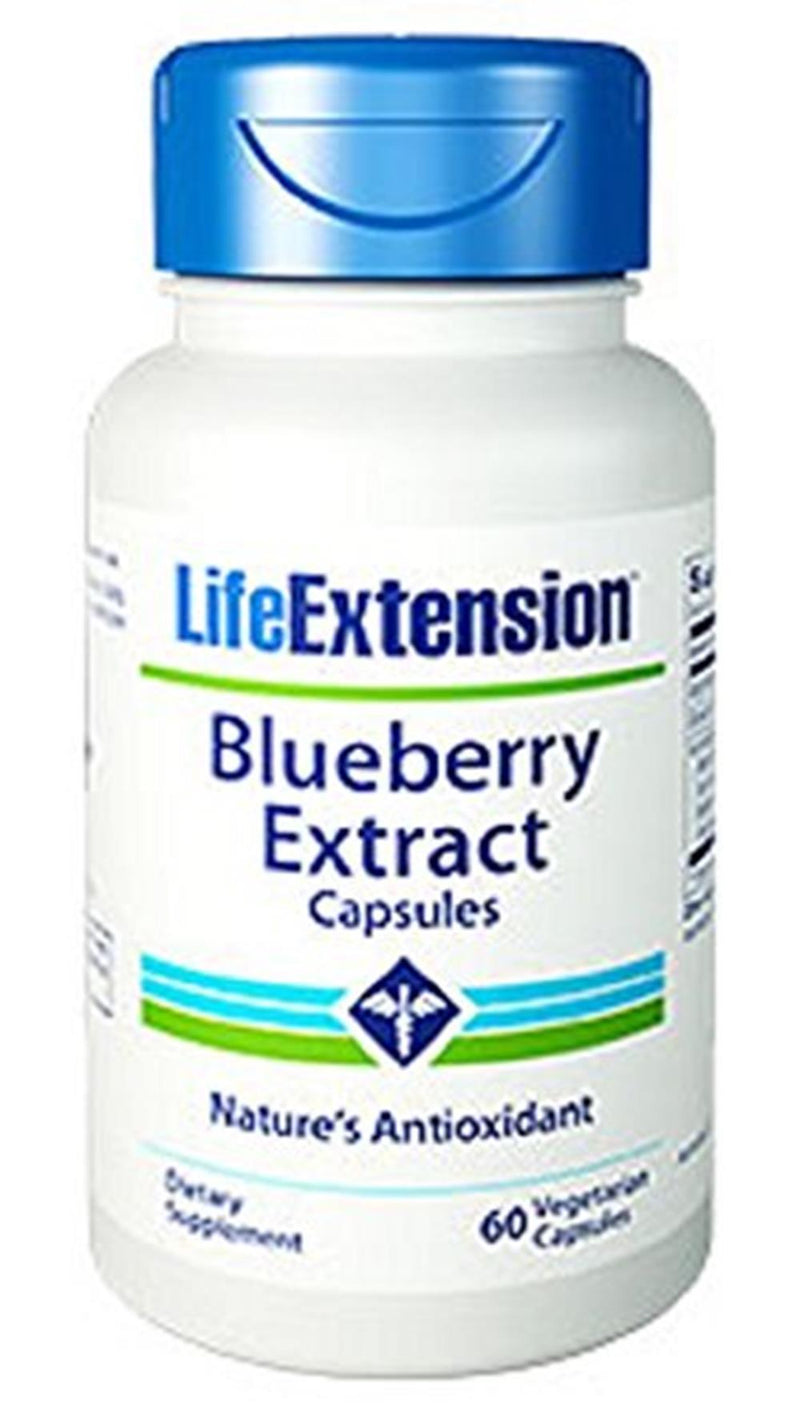 Life Extension Blueberry Extract - 60 Vegetarian Capsules | Powerful Antioxidant Superfood