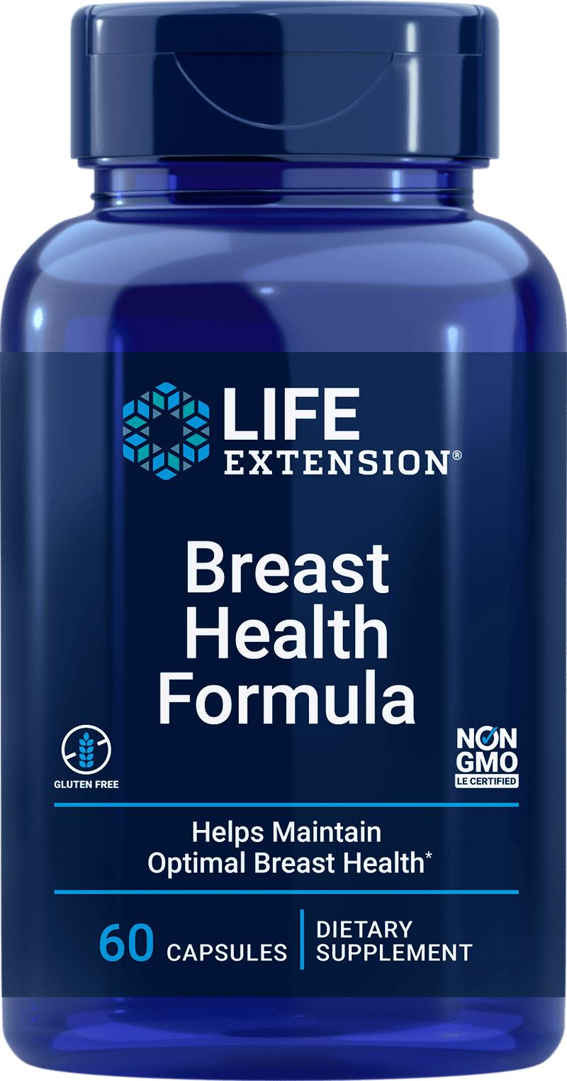 Life Extension Breast Health Formula -- 60 Capsules