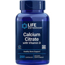 Life Extension Calcium Citrate W-Vitamin D -- 200 Capsules