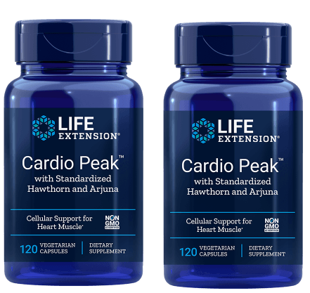 Life Extension Cardio Peak -- 120 Vegetarian Capsules 2 Pack